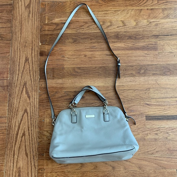 Kate Spade Designer Classic Beige Crossover Leather Bag - Picture 3 of 11